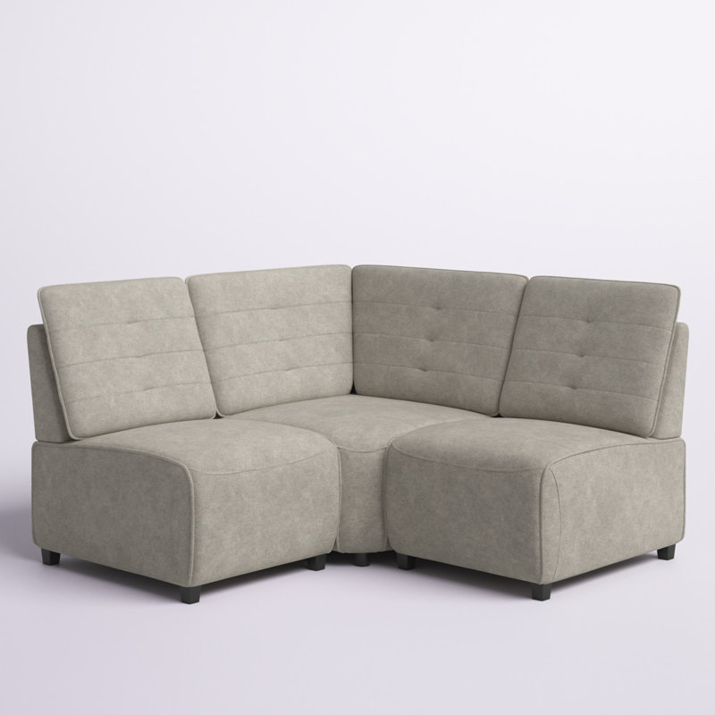 Canapé modulaire Ashanna, Étain