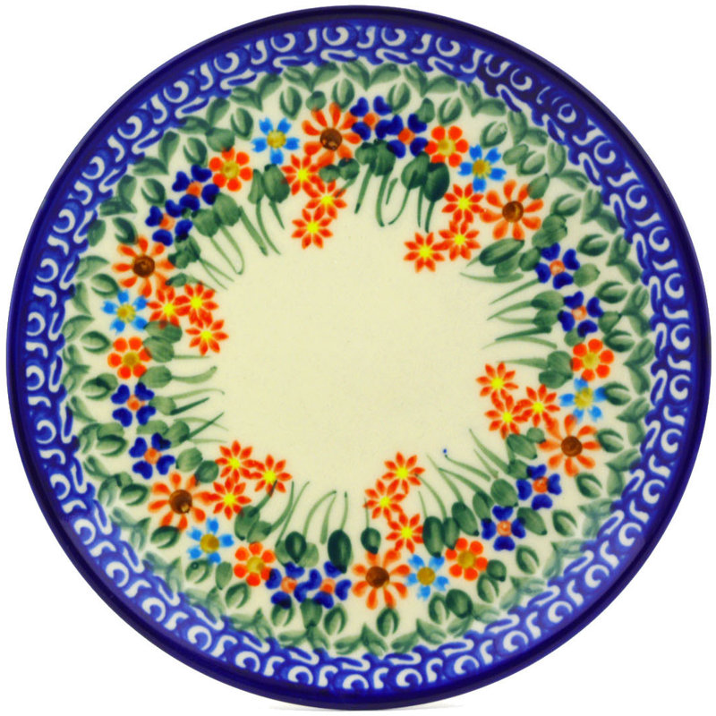 Blissful Daisy Ceramic Decorative Plate 1