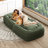 Upholstered Dog Bed For Adults And Pets, Foldable Lazy With 5 Adjustable Angle - Flexible Positions, 2 Soft Pillows Multi Room Relaxing Support Use-482884258