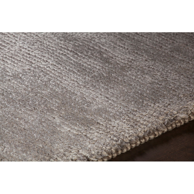 Mae Wool Area Rug in Brown, 9' x 13'