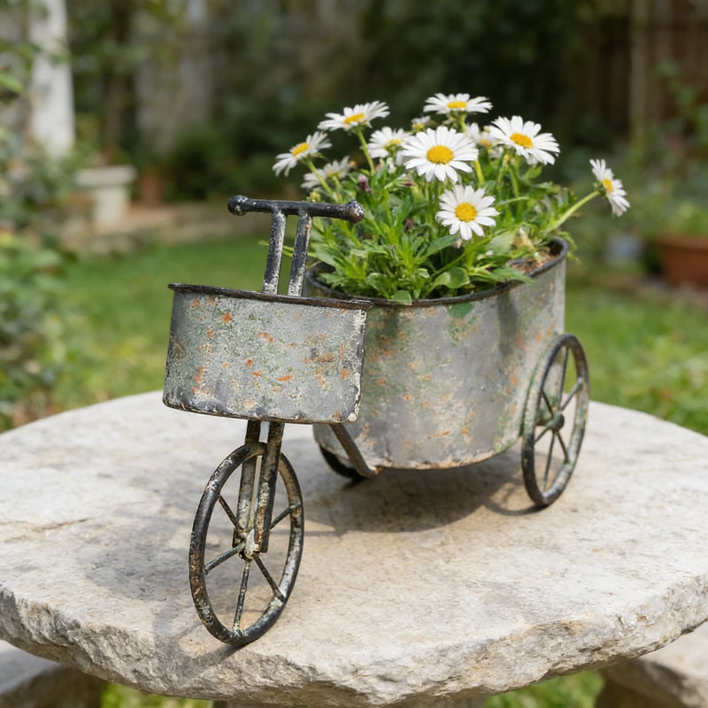 Panier à fleurs rustique Farmhouse