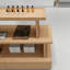 Vitrine simple en bois à trois couches-129674972