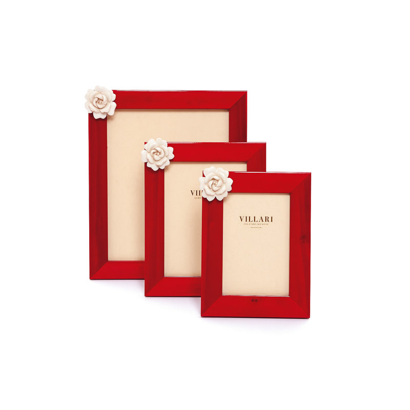 Rosso Picture Frame, 9.05" H x 7.06" W x 7.09" D