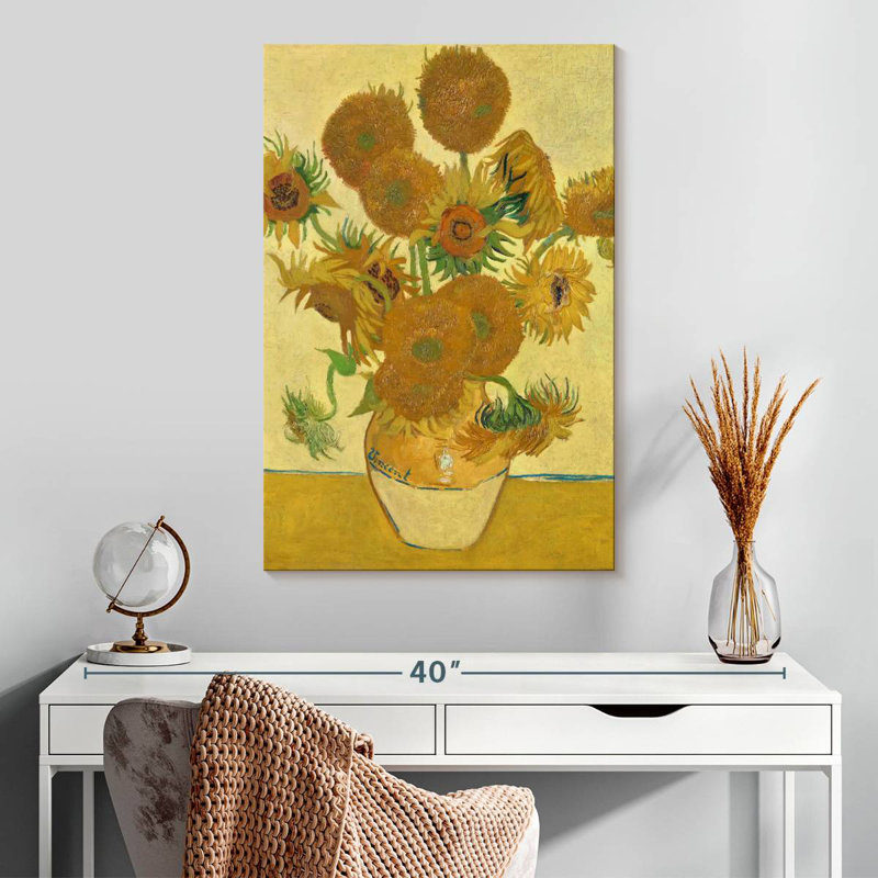 Harnek Sunflowers 1888, H 30 po x l 20 po