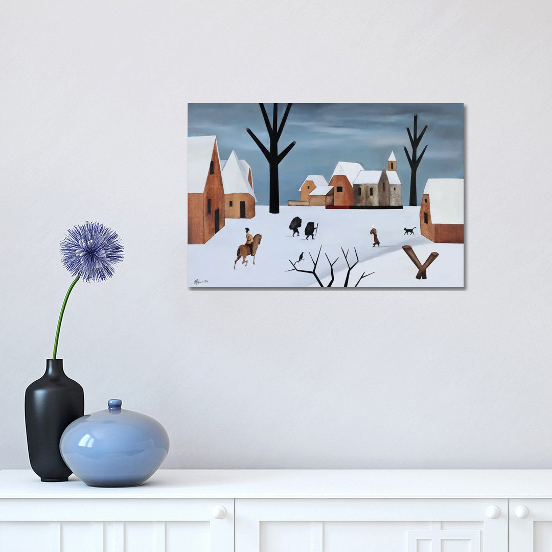 January Day by Alexander Trifonov - Wrapped Canvas Print