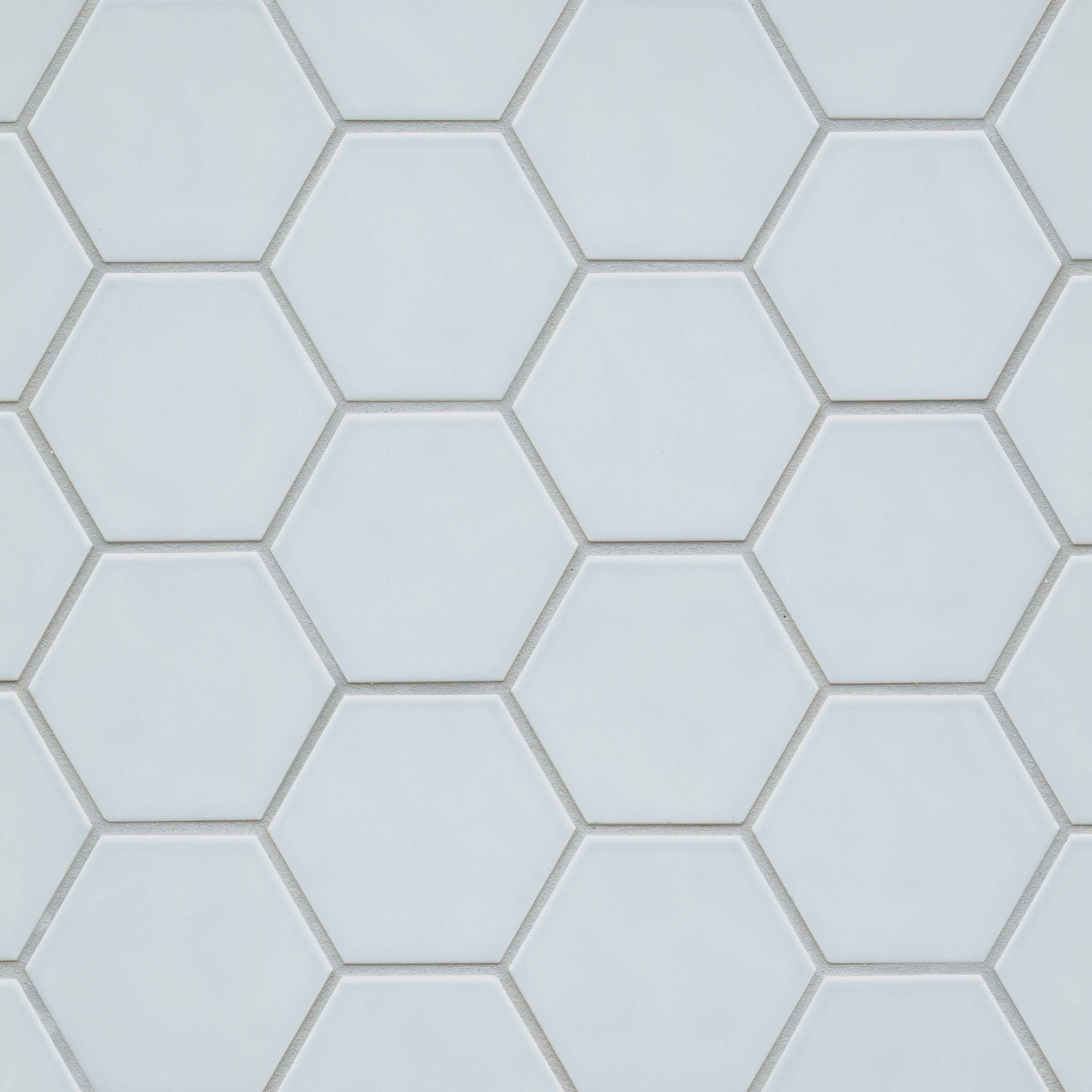 Hedron 4" x 5" Ceramic Wall Tile, Sky Blue