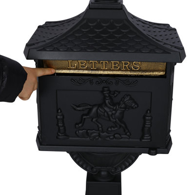Aluminum Post Mounted Mailbox