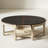Vintage Oval Grainger with Drawer and Storage Shelf, Antique Cocktail Table in 45", French Country Accent Table for Living Room-1177353925-1177353946