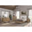 Queen Upholstered And Strap Panel Bed