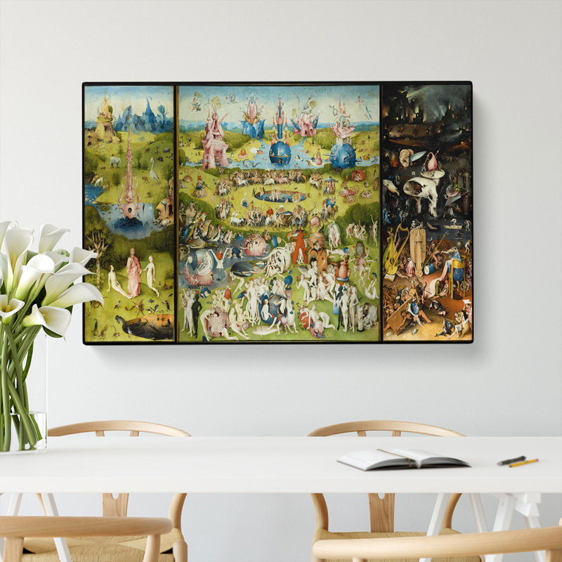 CAN2048CAN The Garden Of Earthly Delights by Hieronymus Bosch - Wrapped Canvas Painting