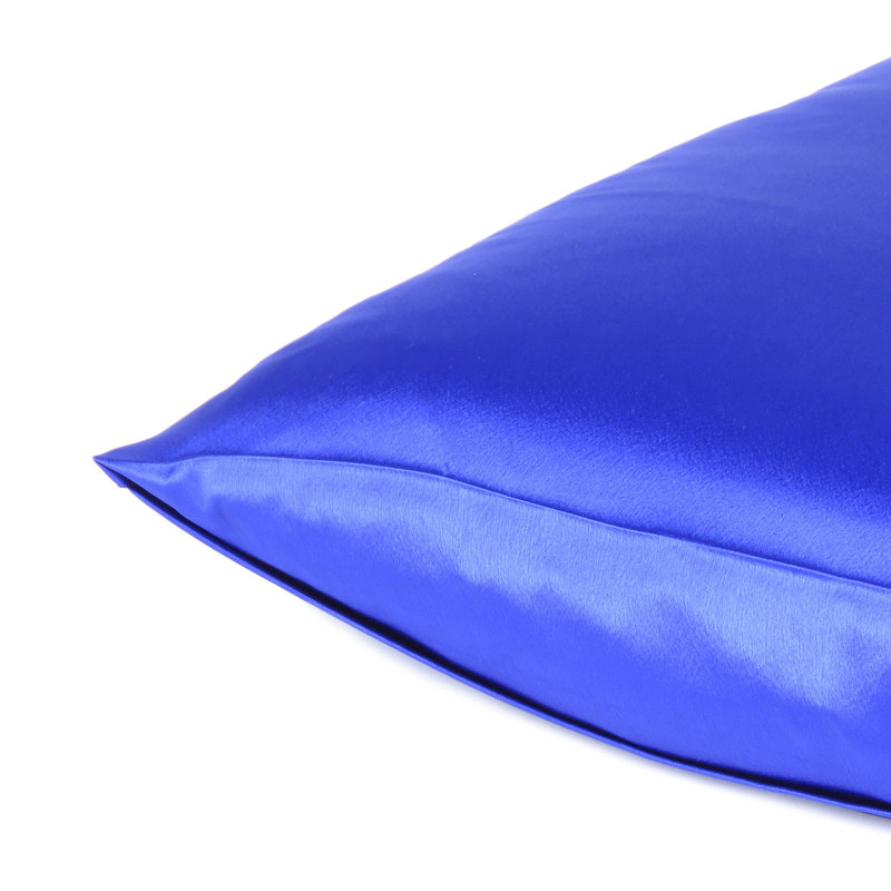 Taies d'oreiller en satin, Bleu royal, Grand