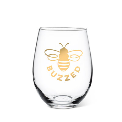 Verre à vin sans pied Bee Buzzed