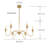 Baretta 6 - Light Dimmable Classic / Traditional Chandelier-329285500
