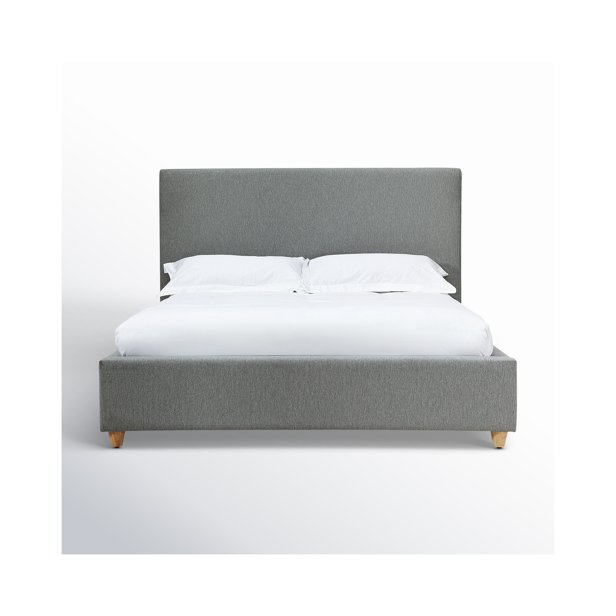 Corrinne Upholstered Bed, Queen, Pewter