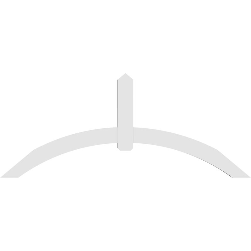 Support pour pignon en PVC Archdale, H 40 po x l 96 po (pas : 10/12), P 2 po x F 6 po