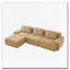 Canapé modulaire en tissu Corduroy-1051800128