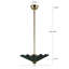 Furrow 16-in Red dimmable LED Pendant-763445043-763445046