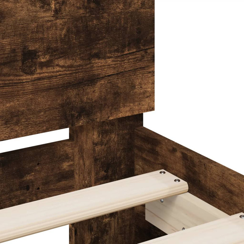 Janna 100X200 Cm Bed, Smoked Oak
