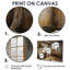 «Brown Rustic Bathroom Charm III», ensemble d'art mural rustique-107200098-107200103