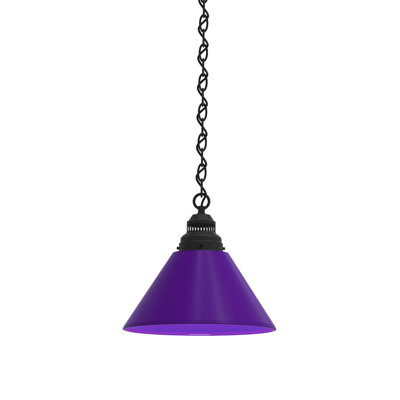 Luminaire suspendu conique 1 lumière
