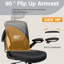 Fauteuil ergonomique professionnel avec coussin d'assise confortable-1846386214