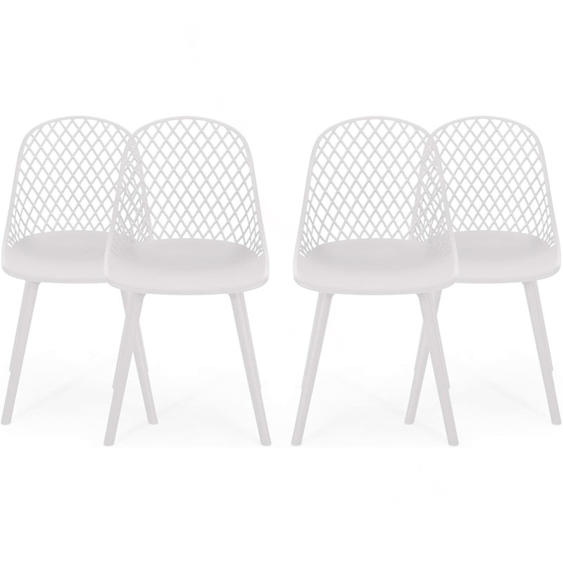 Chaise Lily (ensemble de 4), Blanc