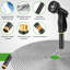 Metal Garden Hose With 10 Function Nozzle-110895071