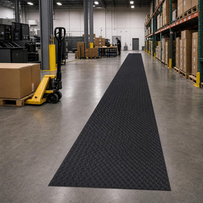 Garage Floor Mat, 2.8mm Thickened PVC Diamond Flooring Roll