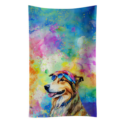 Collie Hippie Dawg Kitchen Towel