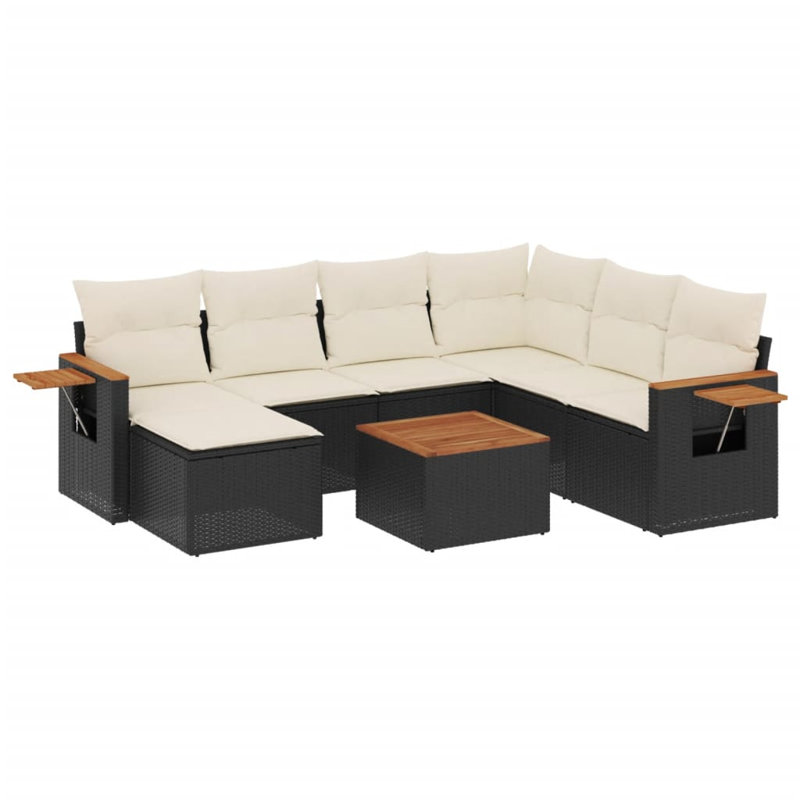 Ensemble de canapé de jardin Vidaxl PE