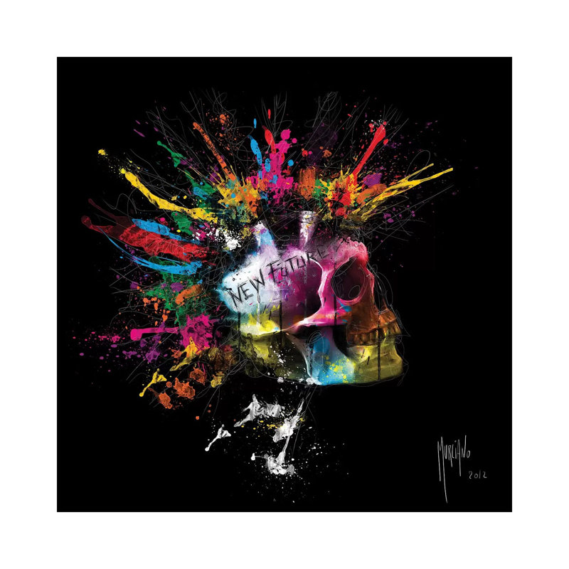 New Future 1 Piece Wrapped Canvas Painting, 66.04 cm H x 66.04 cm W x 3.175 cm D