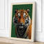 Tiger's Gaze Modern - Wrapped Canvas-210892028-210892026