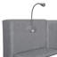 Grand lit plateforme tapissier avec tiroirs et tablettes-2088599518