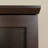 Engineered Wood Contemporary Corner Storage Cabinet With 5 Shelves, Brown