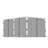 Palram - Canopia Milano 4300/Martinique 5000 Gazebo Netting Screen