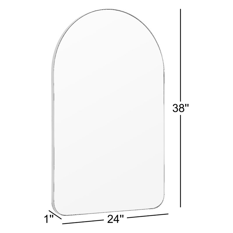 Gerrard Mirror, Matte Black