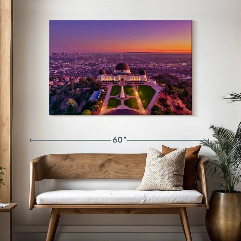 Sireci Griffith Observatory, 32" H x 48" W