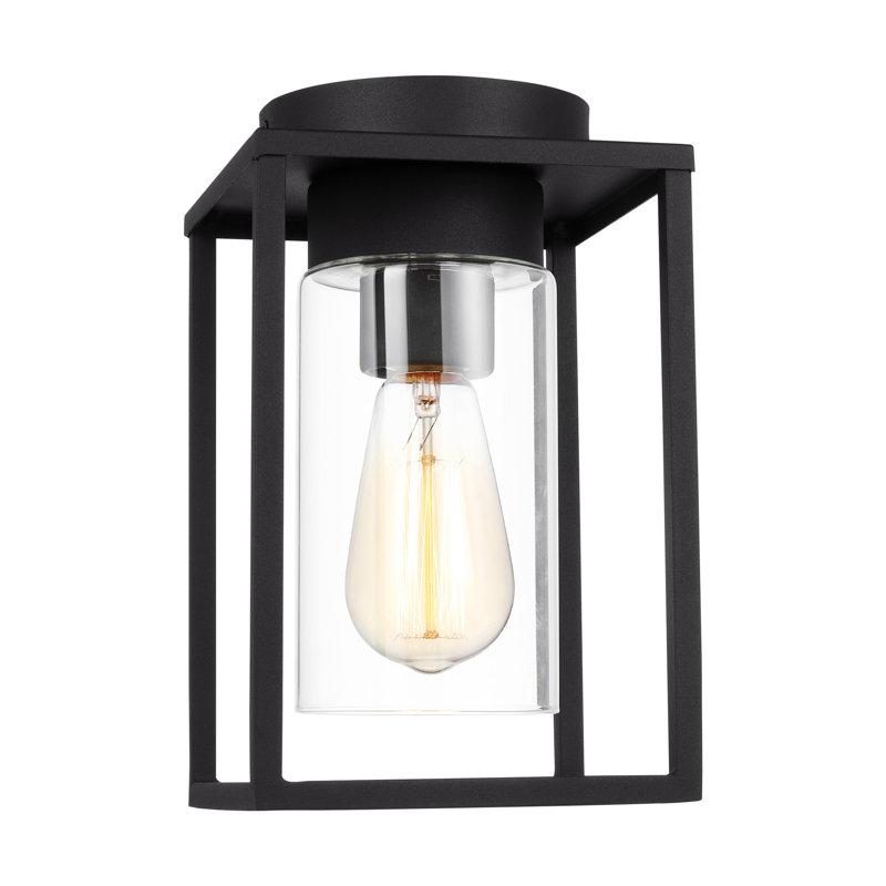Jordana 1 - Bulb Outdoor Flush Mount, Black