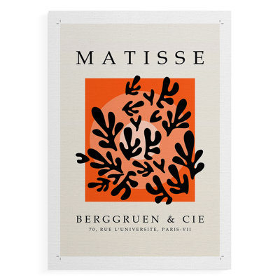 Matisse CXLV, reproduction encadrée - reproduction de toile seulement - NON-CADRE