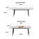Relja 62.9" To 94.4" Expandable White Sintered Stone Dining Table