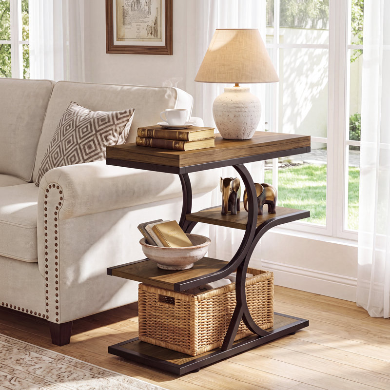 4-Tier Narrow Side Table