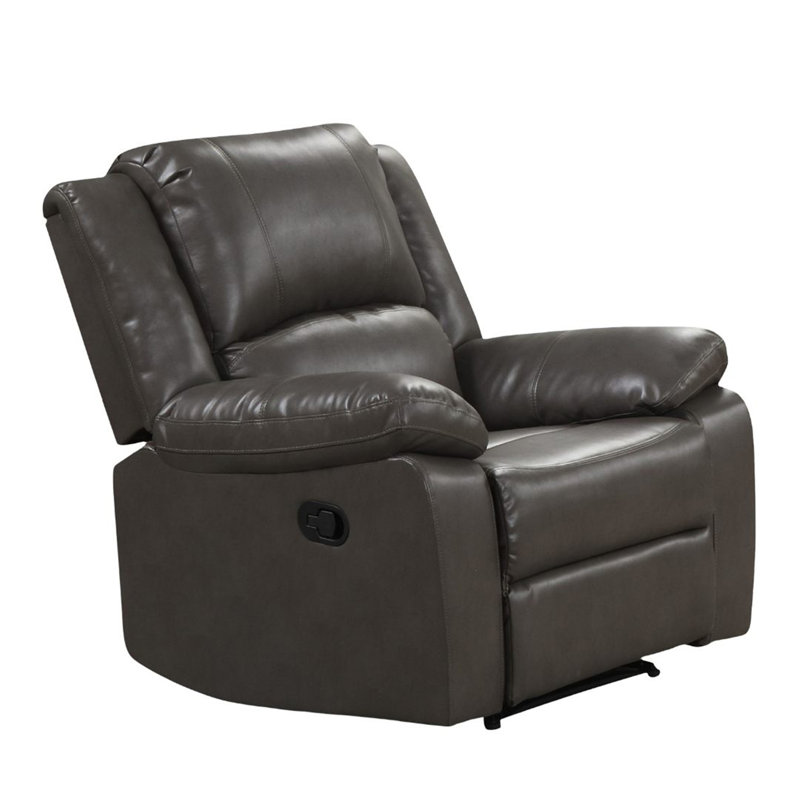 Fauteuil oscillant inclinable 1 pièce Transition Style, Gris