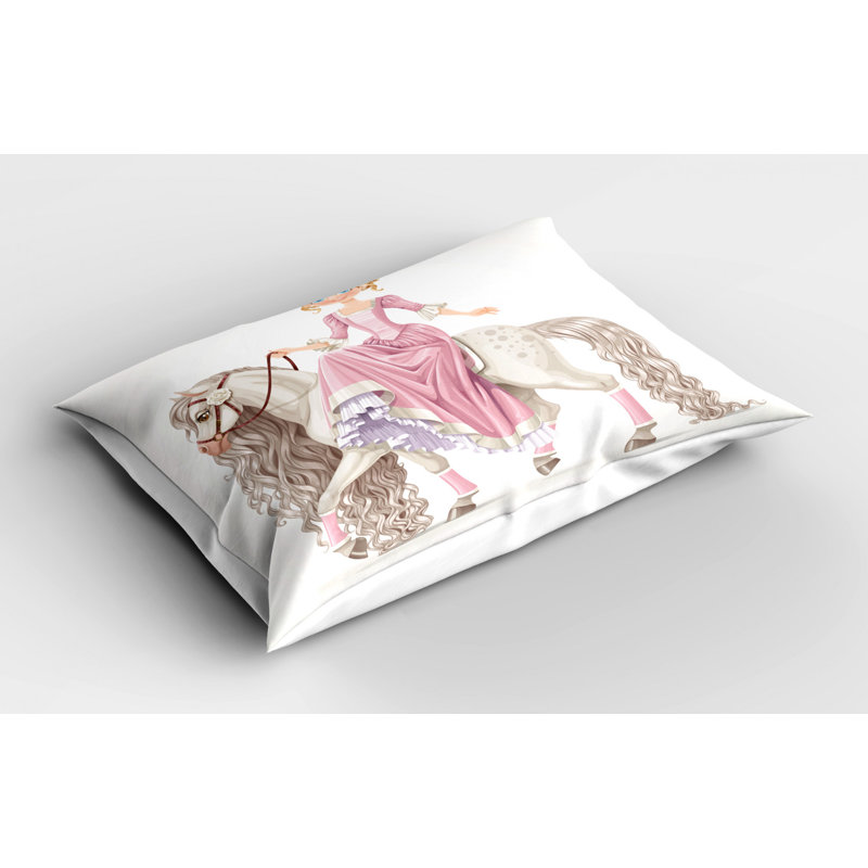 Feminine Polyester Sham Set, Twin