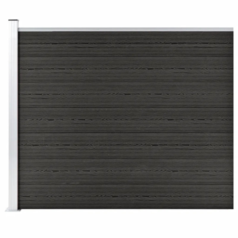 Zayante Fence Panel WPC 175x146 cm, Light Grey