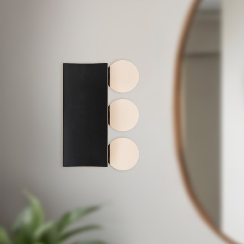 Sinclair 12-in Black dimmable LED Bathroom Vanity Light, 12-in, Oil Rubbed Bronze