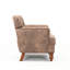Chaise de bureau de conception moderne en brun antique pour un look