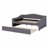 Upholstered Daybed With Light And Trundle-1519514645