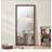 Vintage Full Length Wall-Mounted Mirror with Faux Wooden Frame, Stylish and Functional for Any Room