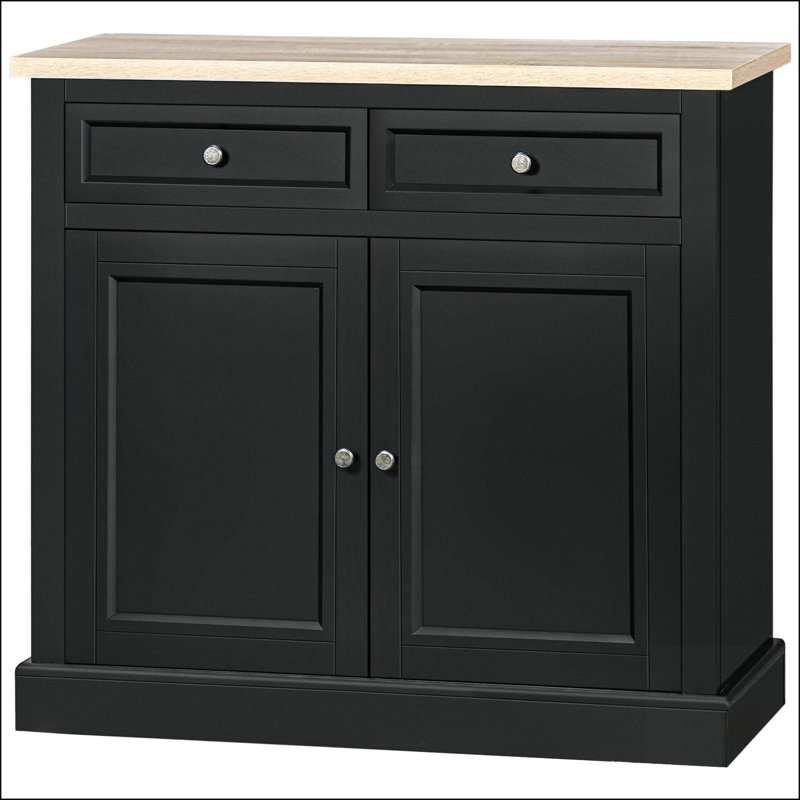 Versatile And Stylish Sideboard Buffet Cabinet For All Your Storage Needs, Black