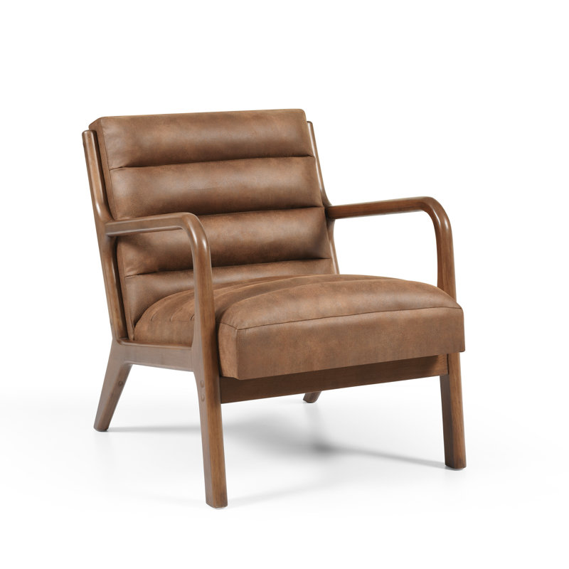 Hayle Faux Leather Armchair